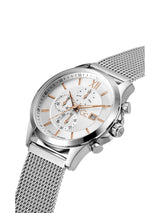 Guess Collection 44 mm Men Silver Wrist Watch Y27004G1MF
