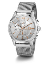 Guess Collection 44 mm Men Silver Wrist Watch Y27004G1MF