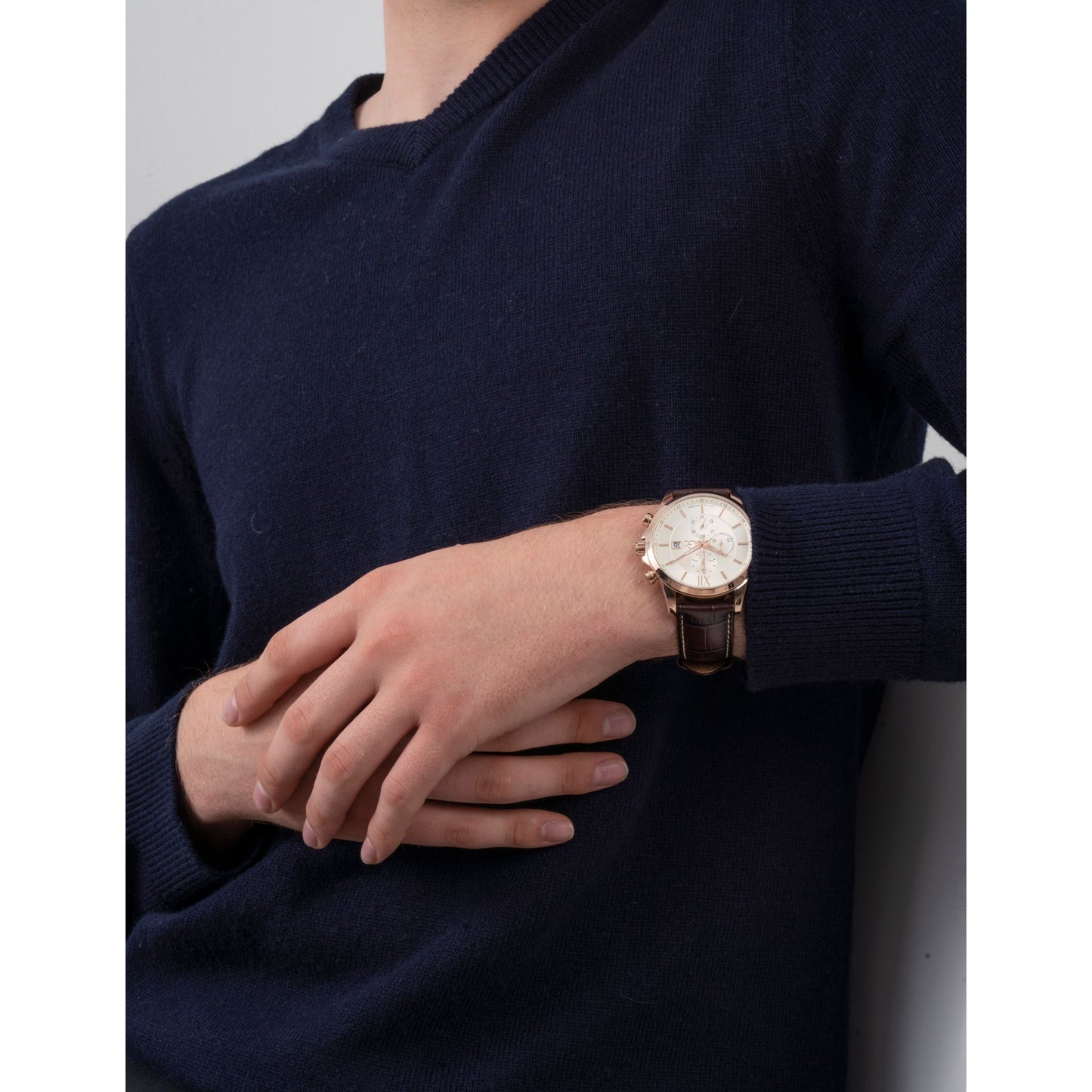 GC Off-white Dial Chrono 44 mm Men's Watch Y27011G1MF