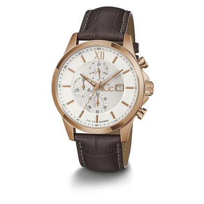 GC Off-white Dial Chrono 44 mm Men's Watch Y27011G1MF