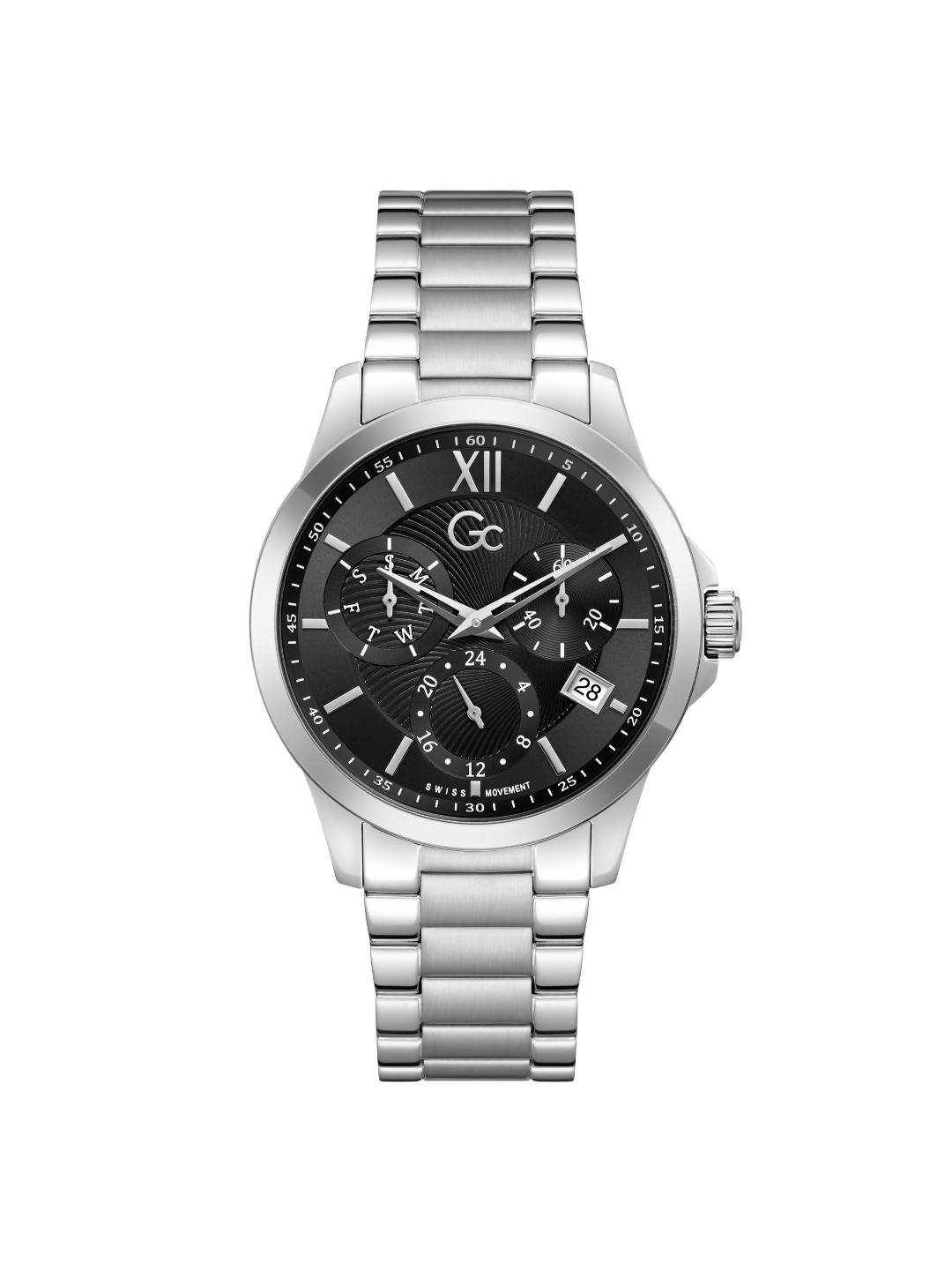 Guess Collection Dress 42 mm Black Dial Men Chrono Watch Y27016G2M