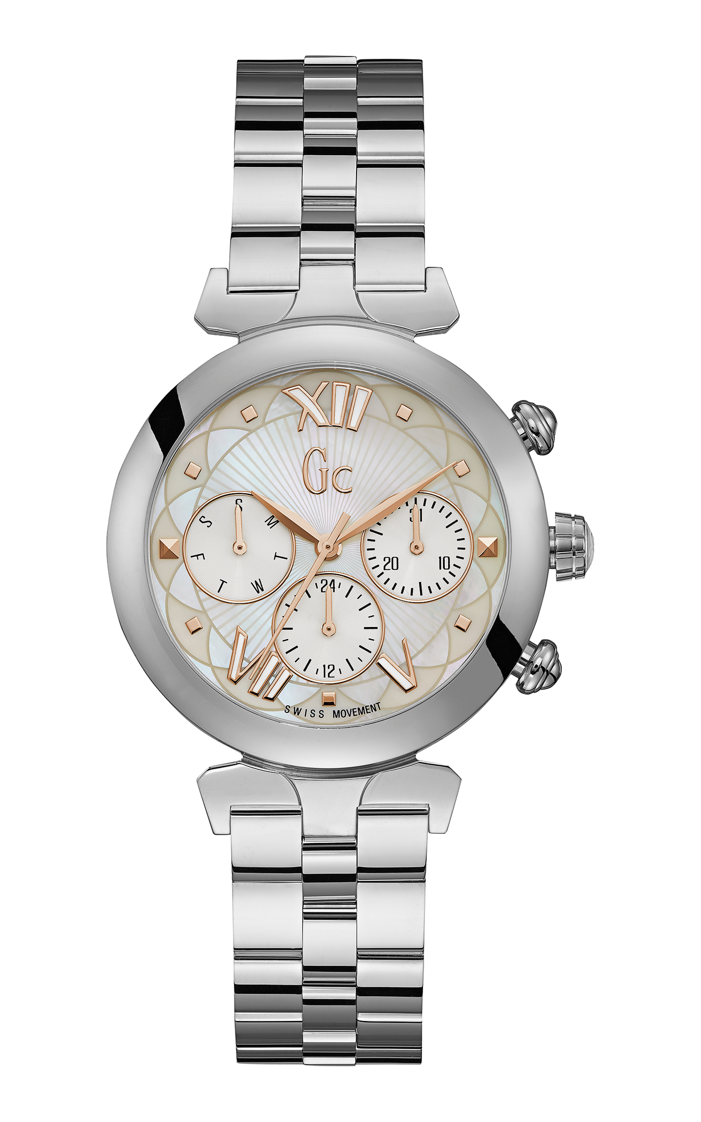 GC White Dial Ladies Watch - Y28001L1