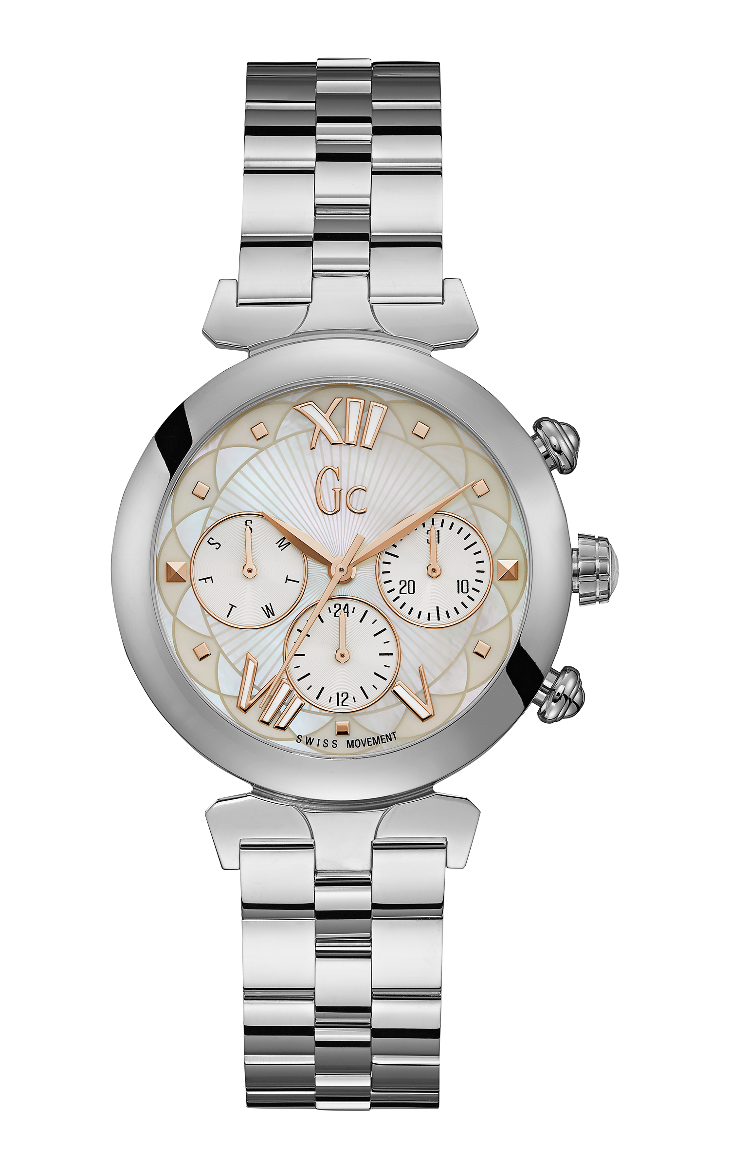 Guess Collection 36 mm White Dial Ladies Watch Y28001L1