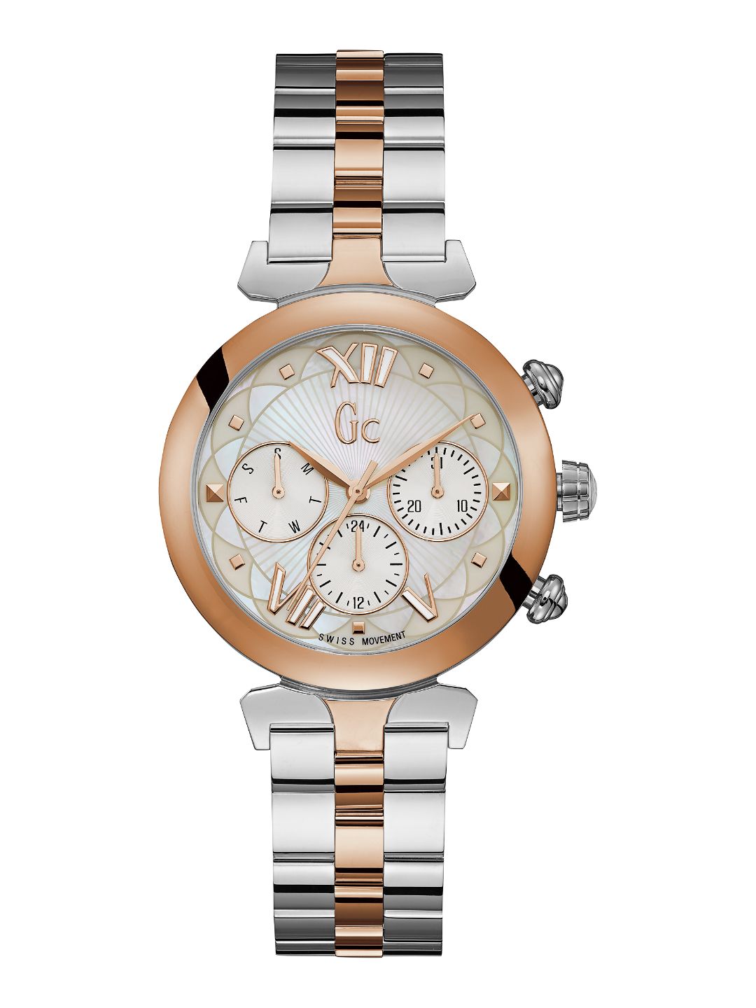 Guess Collection 36 mm Ladies Wrist Watch White Y28002L1