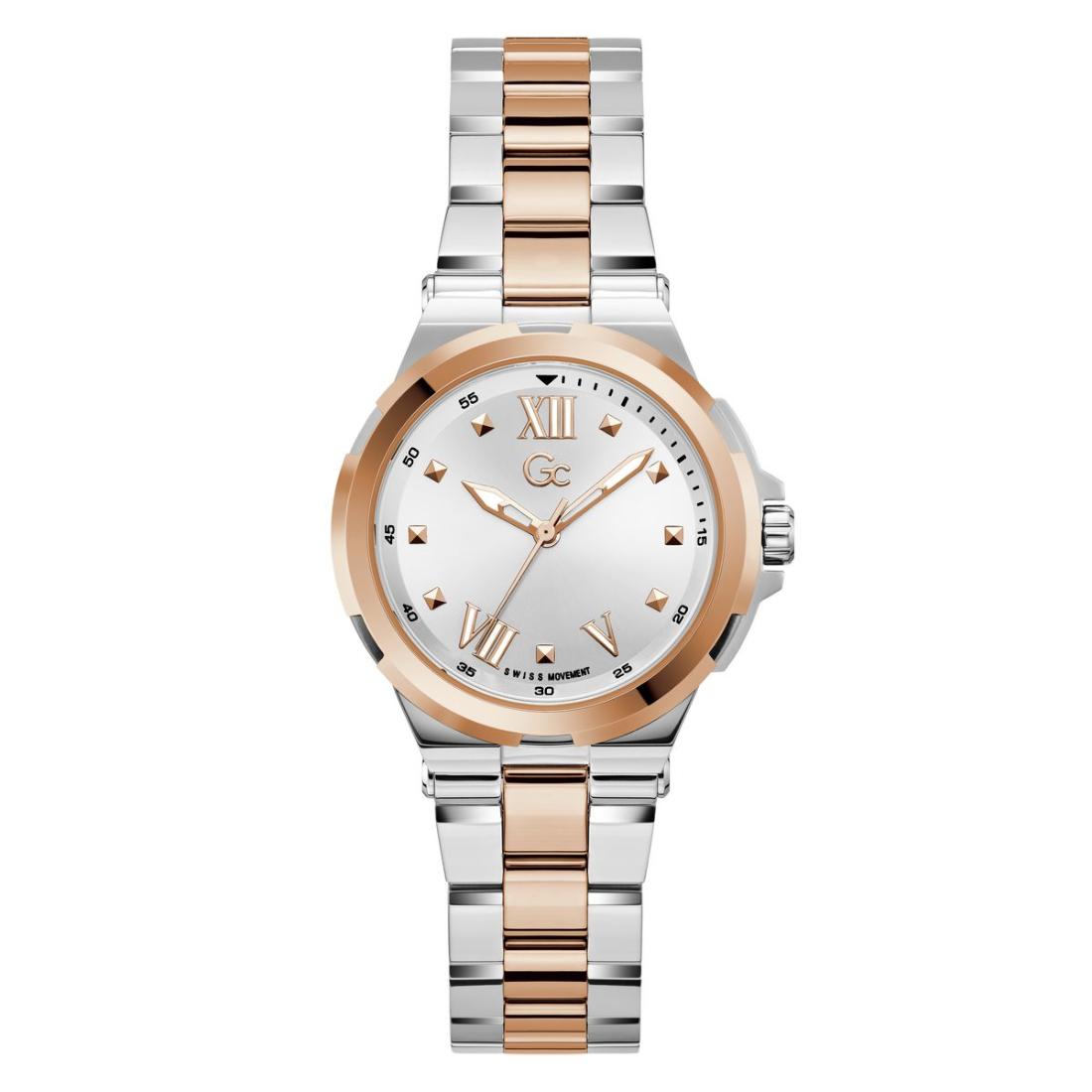 Guess Collection Gdr Structura White Round Dial Analog Women Watch Y29004L1MM
