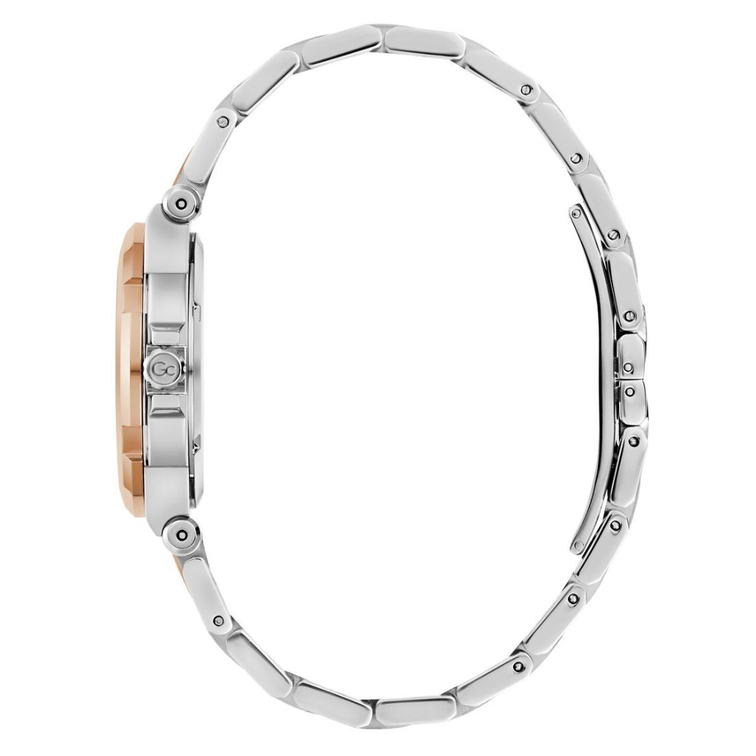 Guess Collection Gdr Structura White Round Dial Analog Women Watch Y29004L1MM