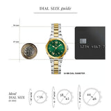 Guess Collection Gdr Structura Green Round Dial Analog Women Watch Y29007L9MM