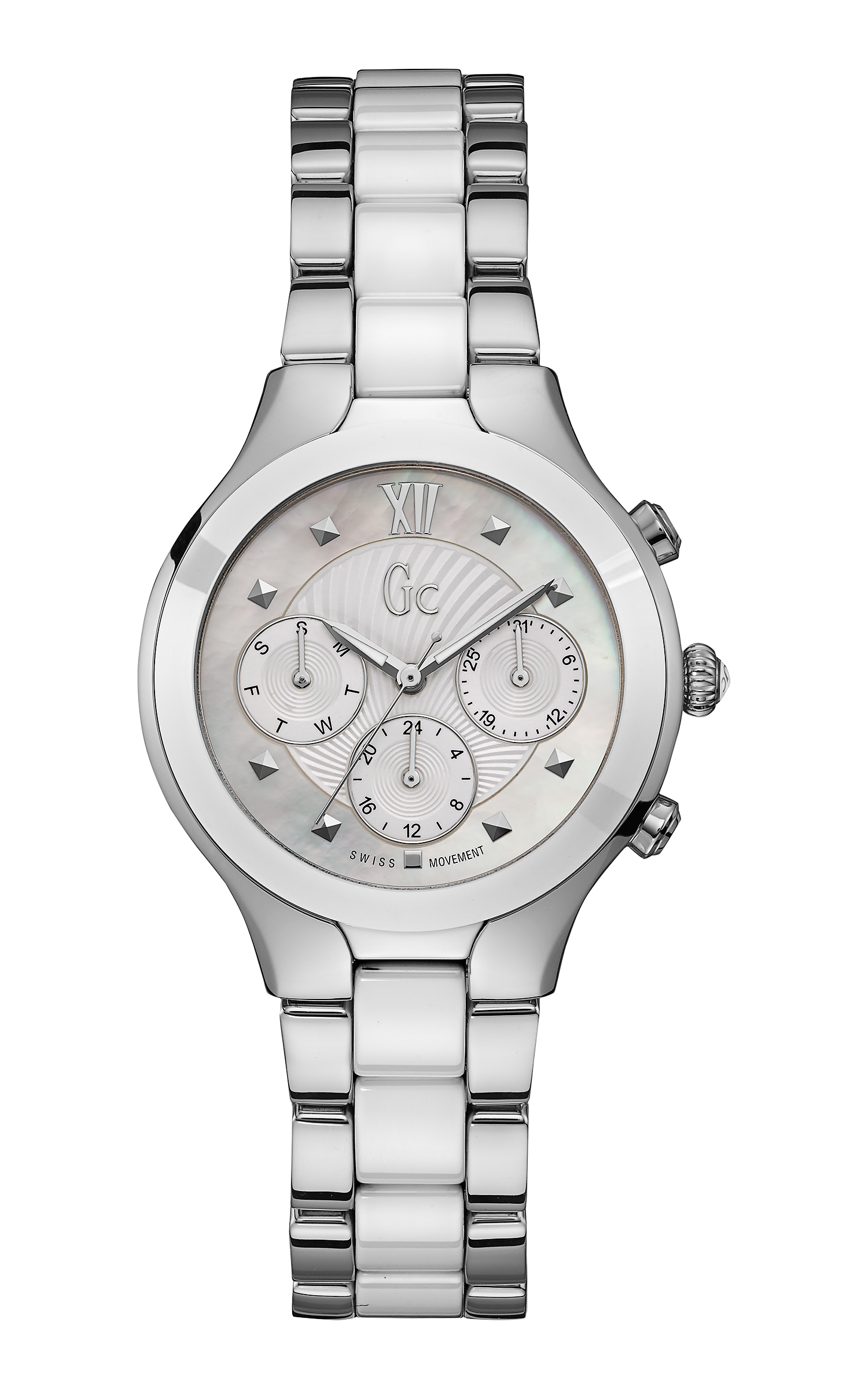 Guess Collection 36 mm White Dial Ladies Watch Y30001L1