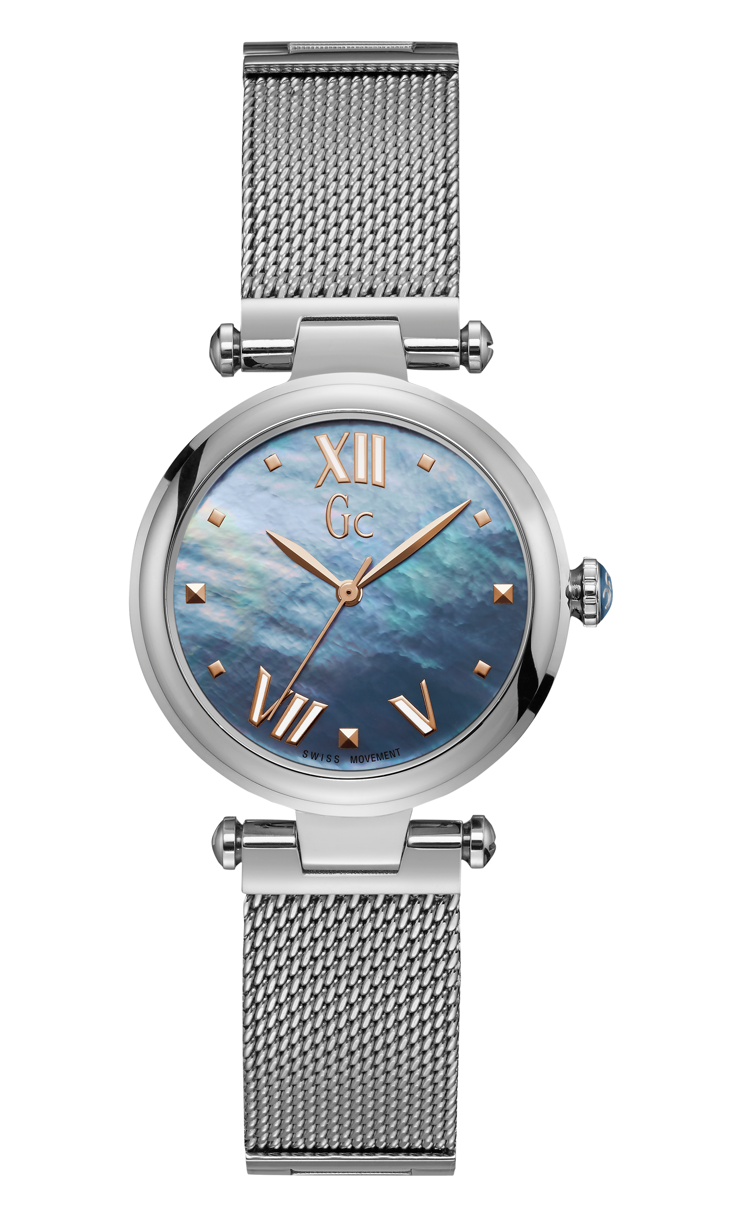 Guess Collection 32 mm Blue Dial Ladies Watch Y31001L7