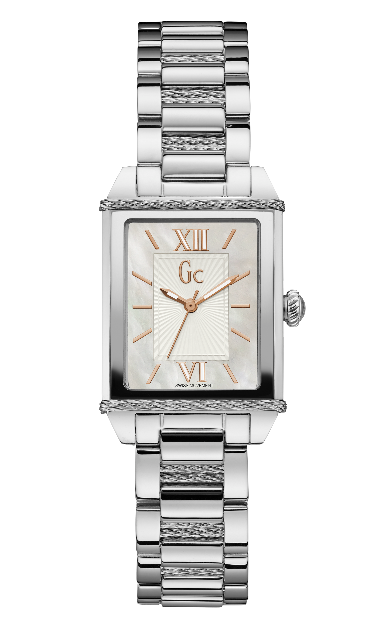 Guess Collection 26 mm White Dial Ladies Watch Y32001L1MF