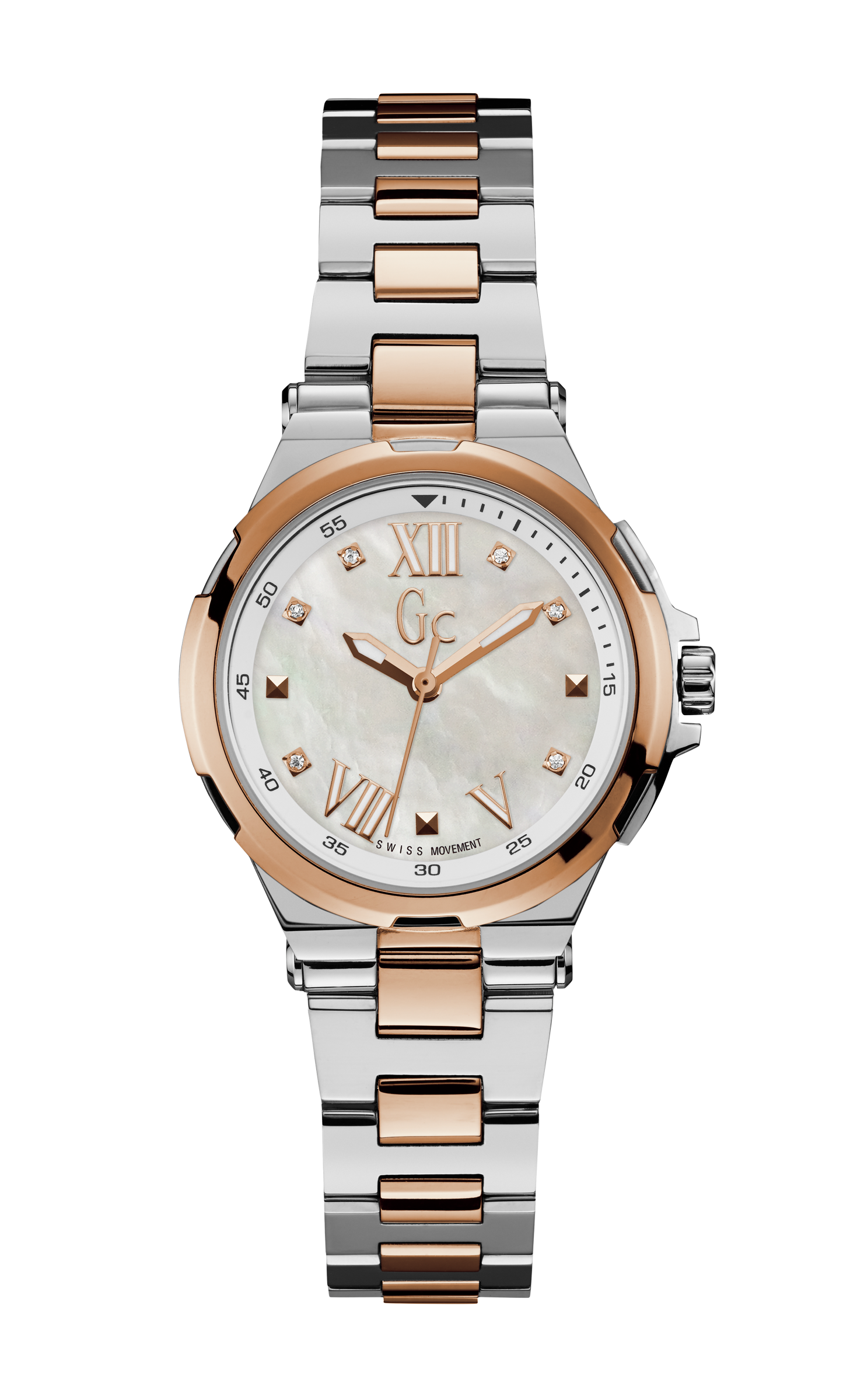 Guess Collection 30 mm Ladies Wrist Watch White Y33104L1
