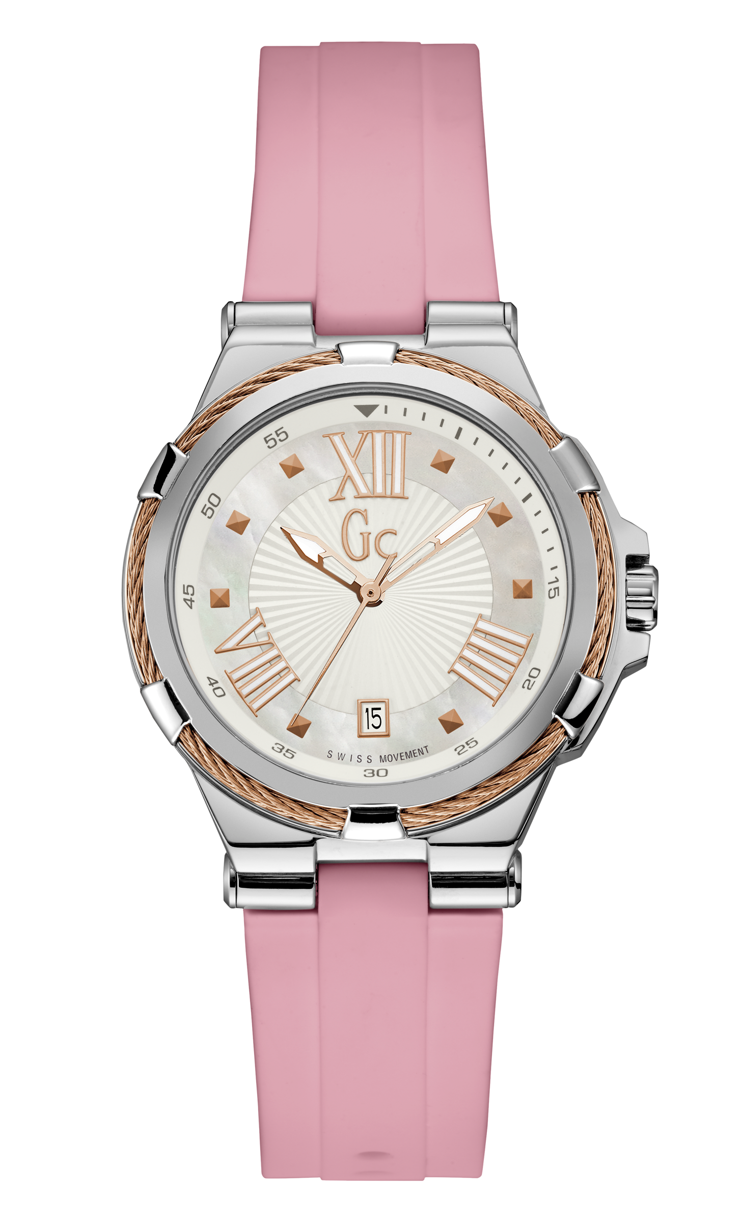 Guess Collection 36 mm White Dial Ladies Watch Y34004L1
