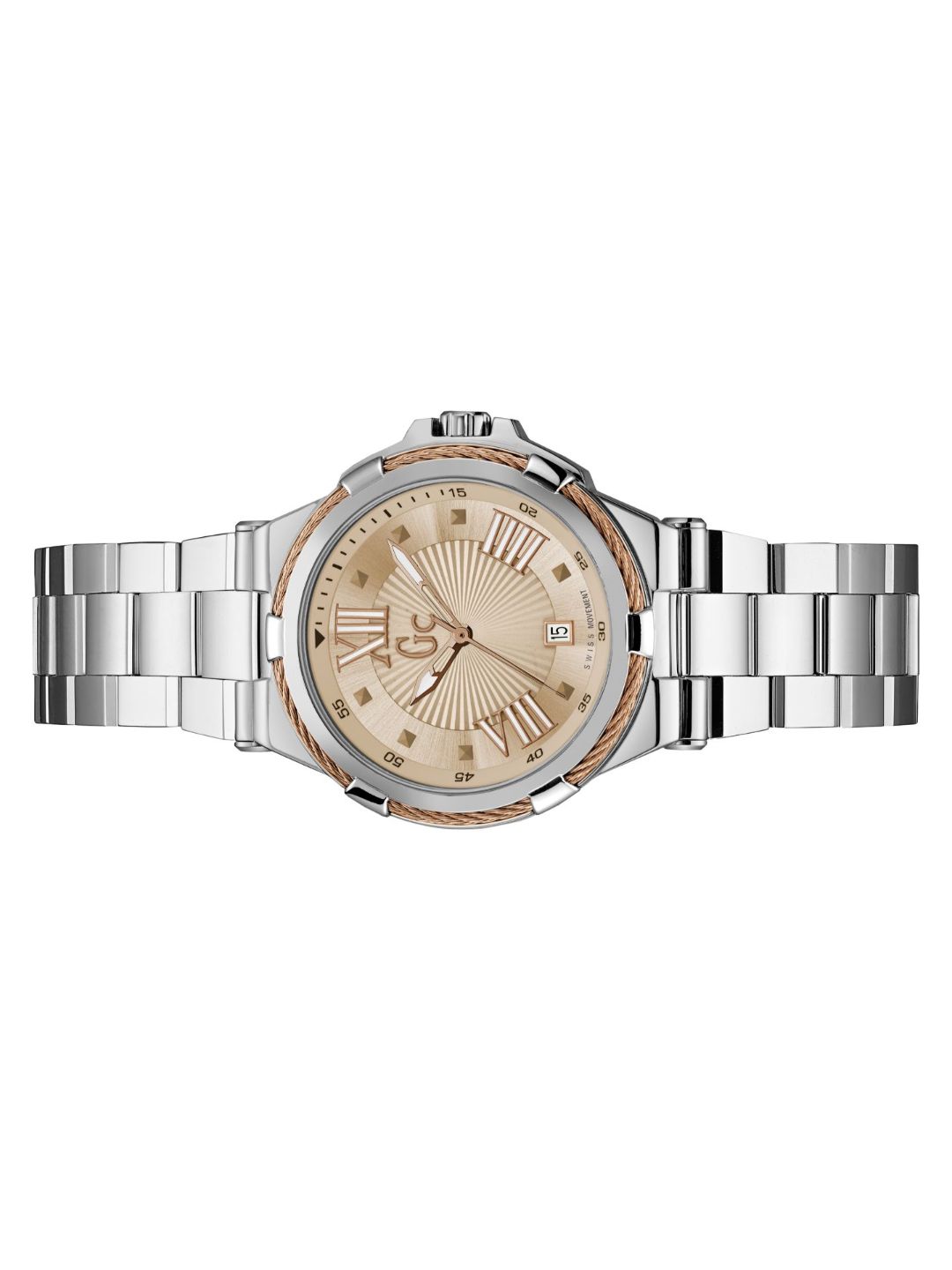 Guess Collection 36 mm Ladies Wrist Watch Rose Gold Y34007L3