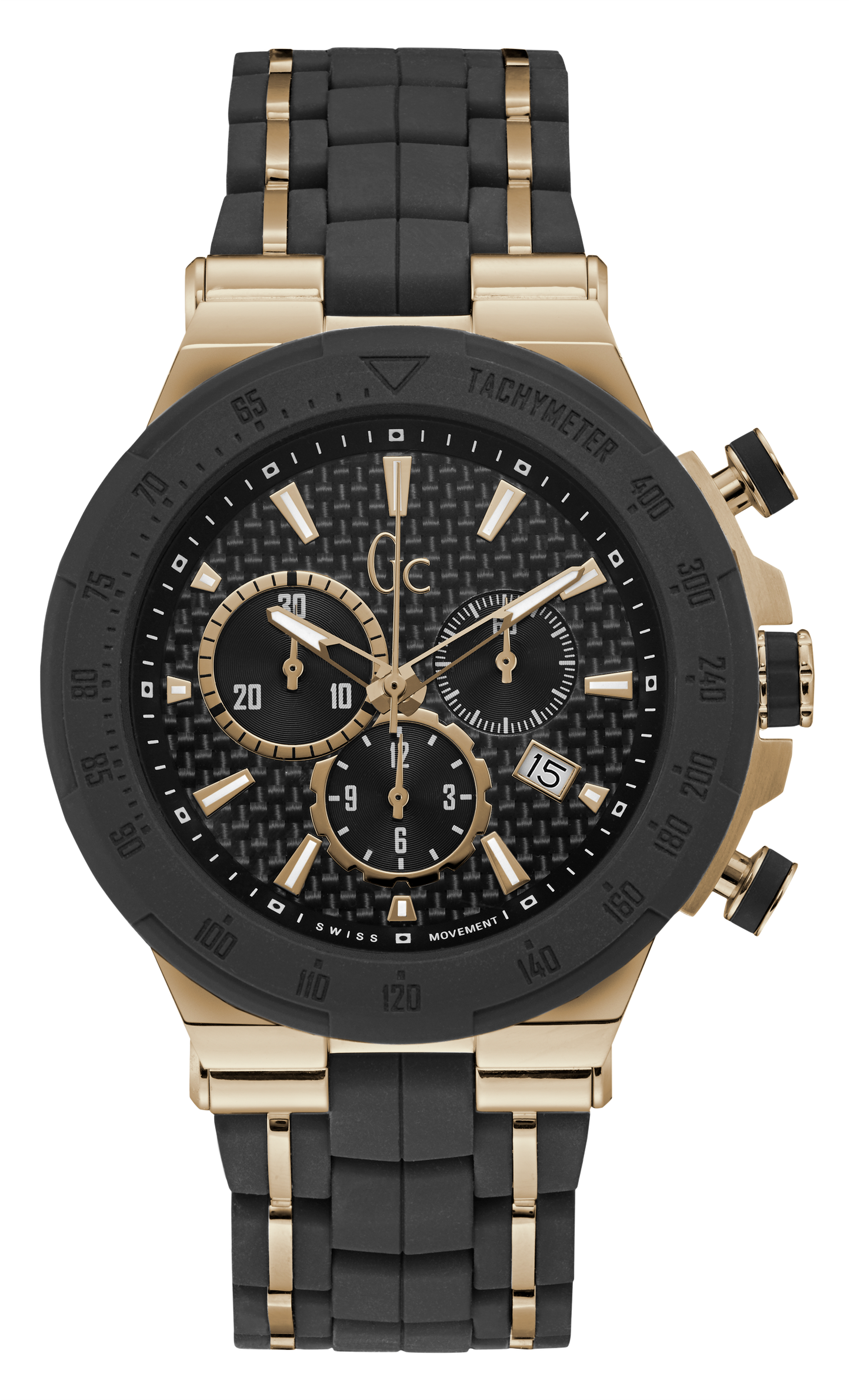 GC Black Dial Gents Watch - Y35001G2MF