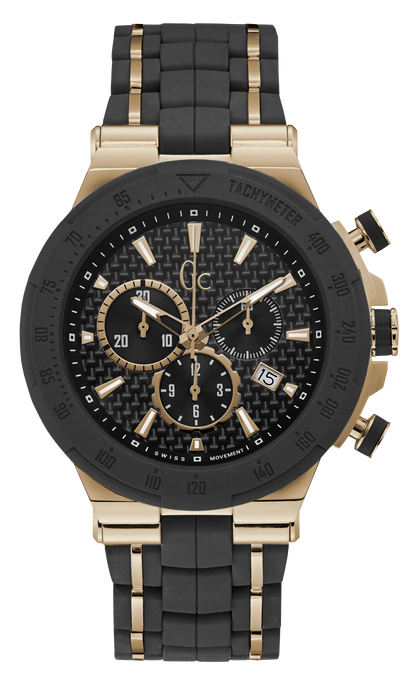 GC Black Dial Gents Watch - Y35001G2MF