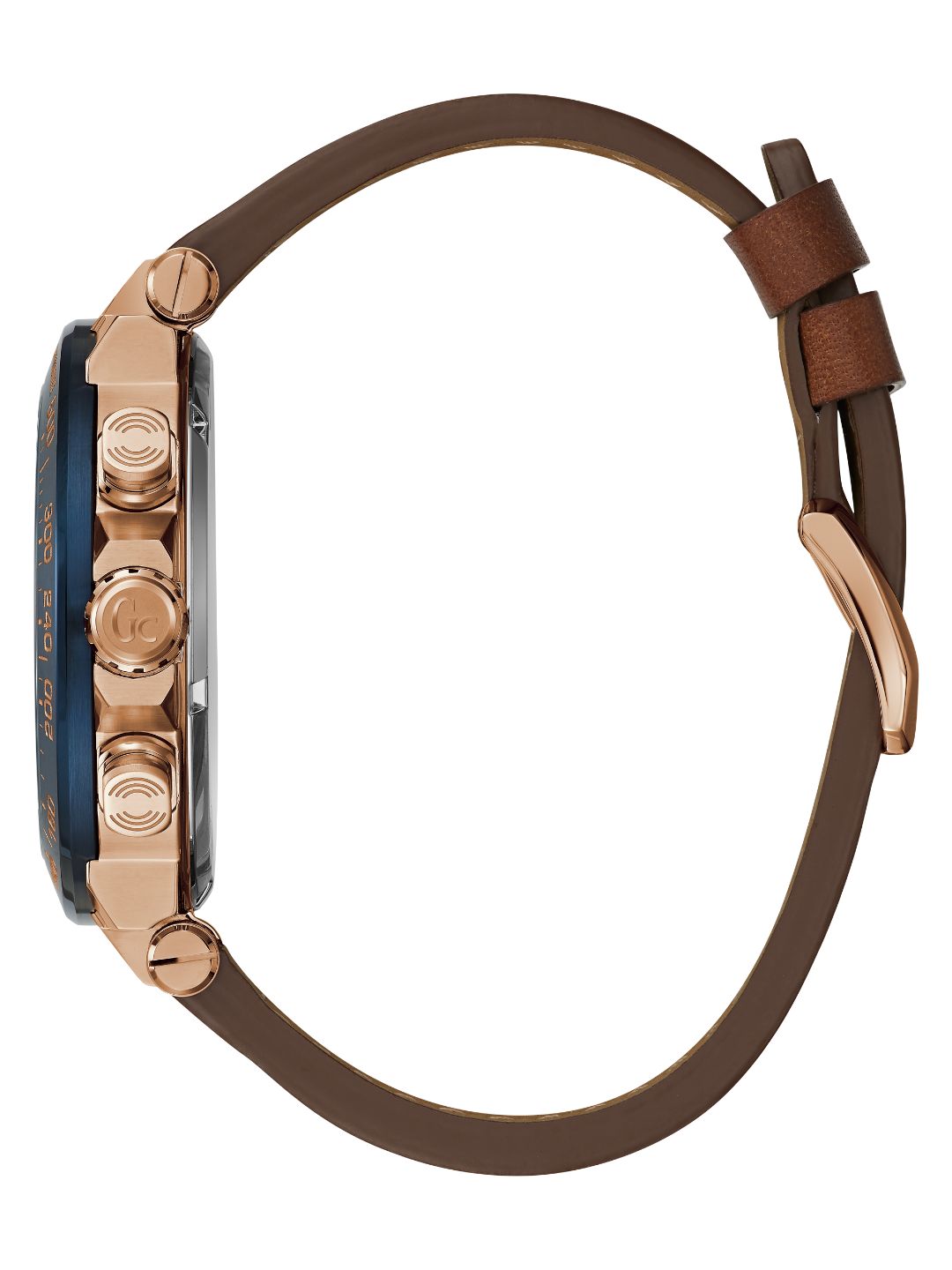 Guess Collection 44 mm Gents Wrist Watch Blue Y37002G7