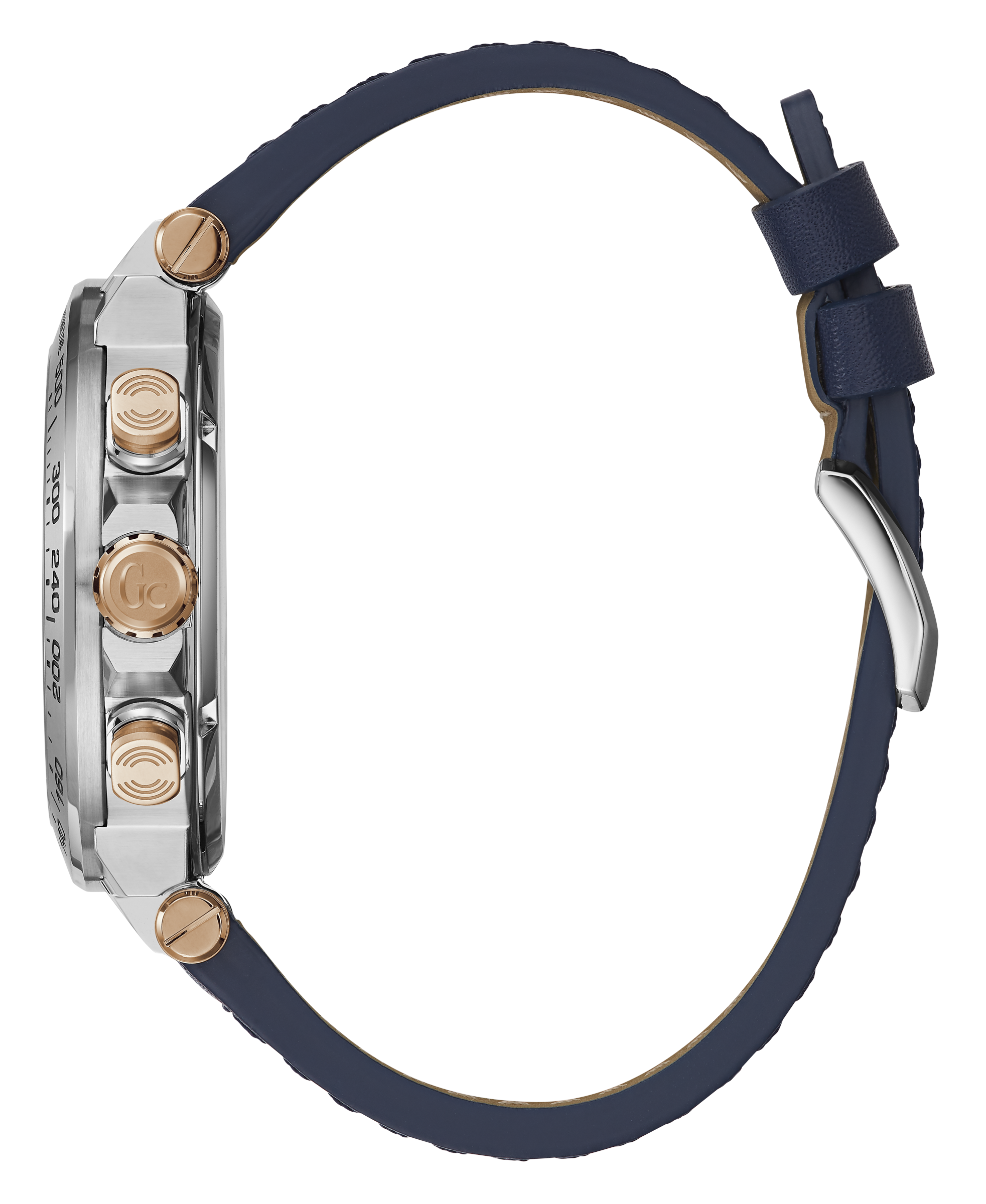 Guess Collection 44 mm Gents Wrist Watch Blue Y37004G7