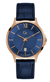Guess Collection 42 mm Blue Dial Gents Watch Y38002G7MF