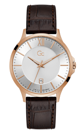 Guess Collection 42 mm Silver Dial Gents Watch Y38003G1MF
