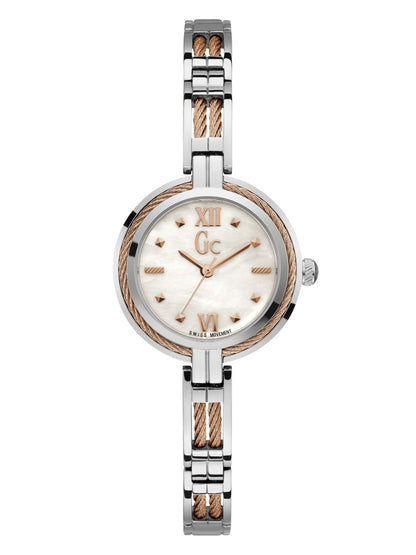 GC Ladies Wrist Watch White - Y39003L1