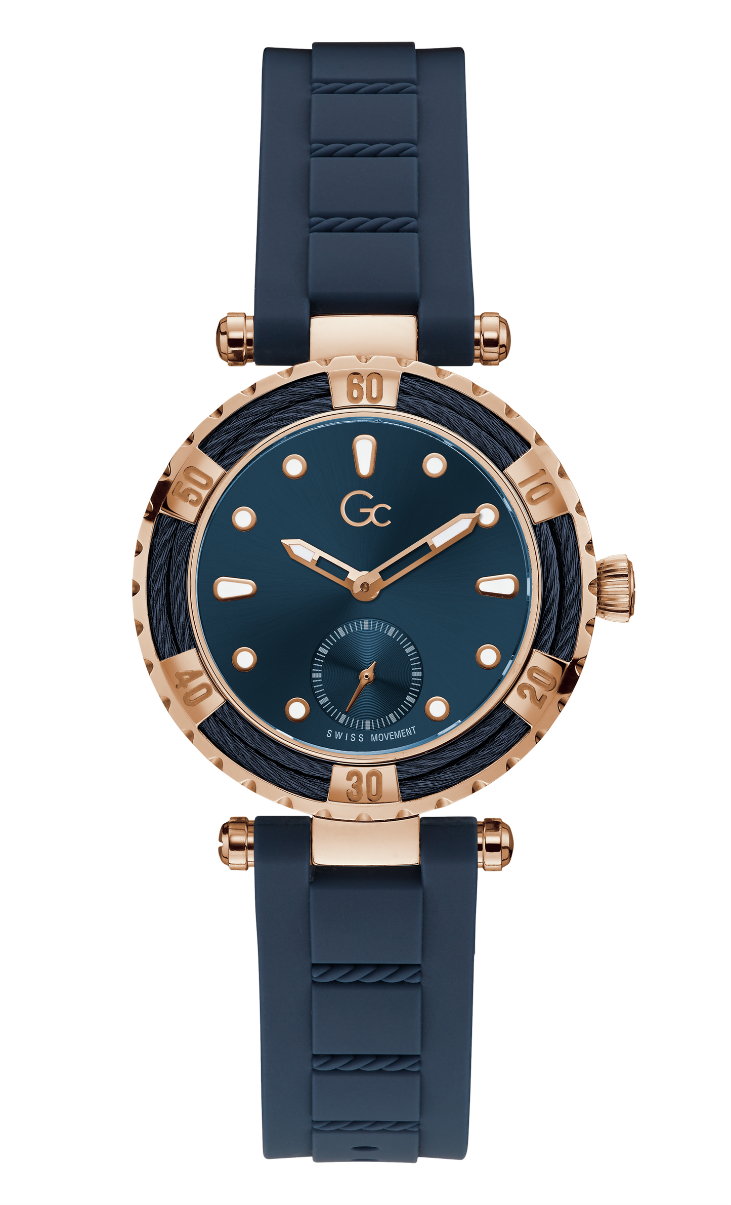 GC Ladies Wrist Watch Blue - Y41006L7Mf