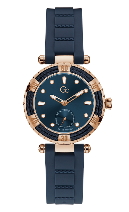 GC Ladies Wrist Watch Blue - Y41006L7Mf