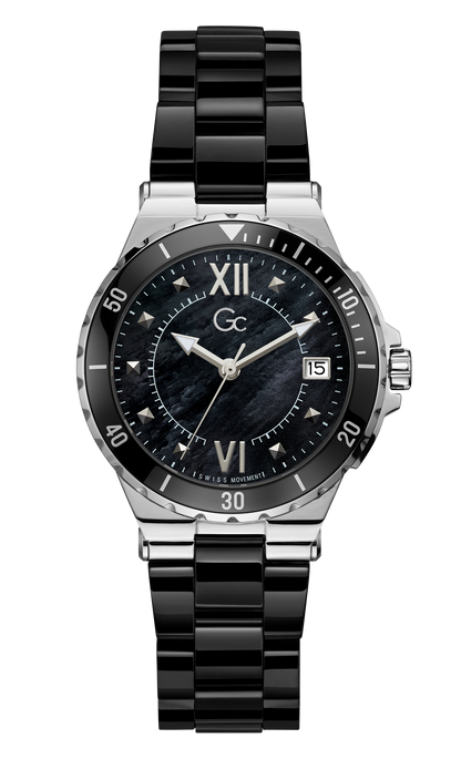 GC Ladies Wrist Watch Black - Y42002L2Mf