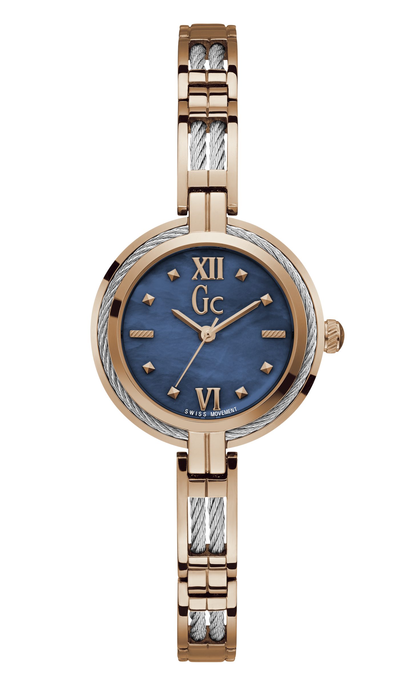 Guess Collection 25 mm Blue Dial Ladies Watch Y45002L7