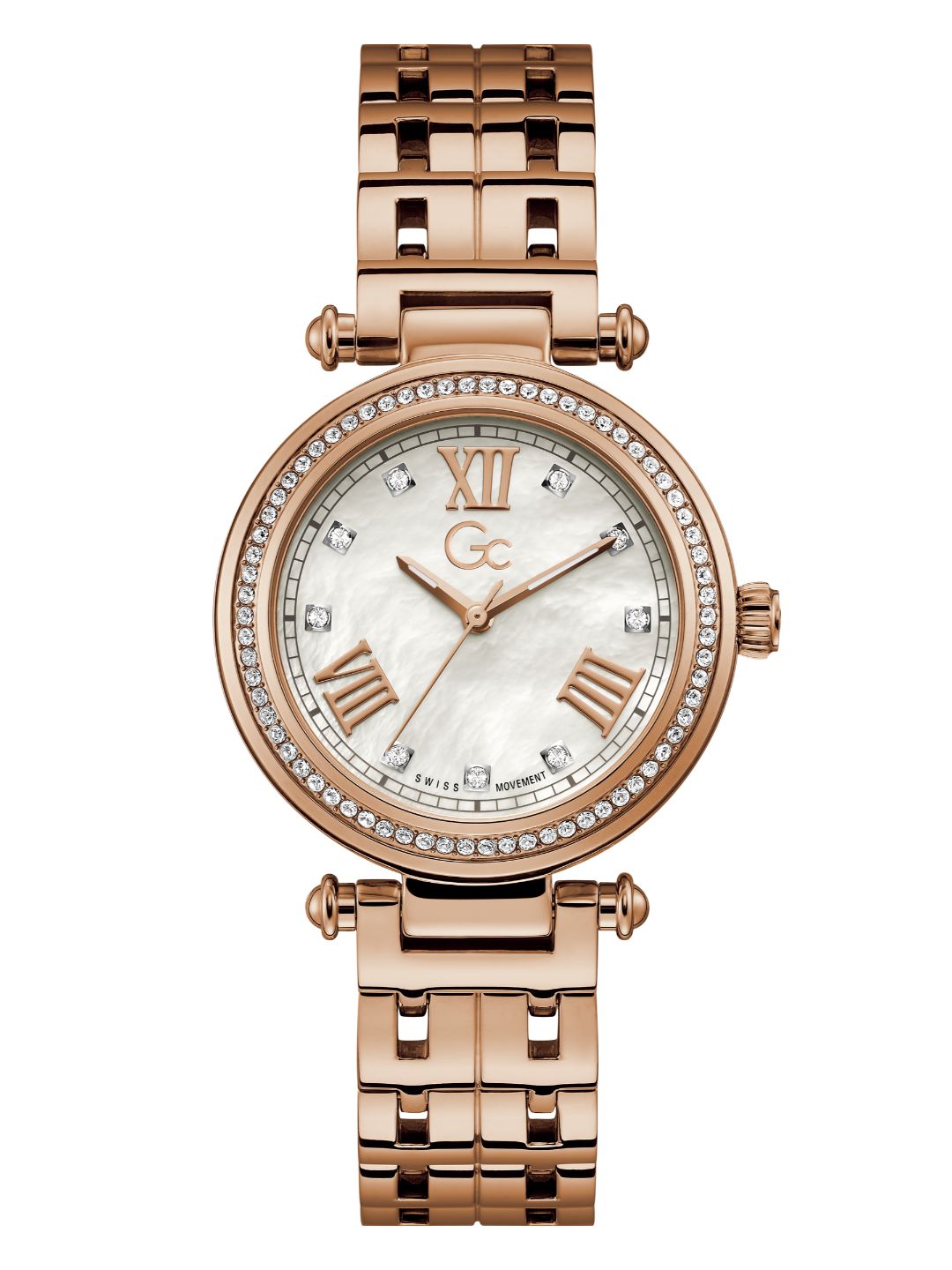 Guess Collection 36 mm Ladies Wrist Watch White Y46003L1Mf