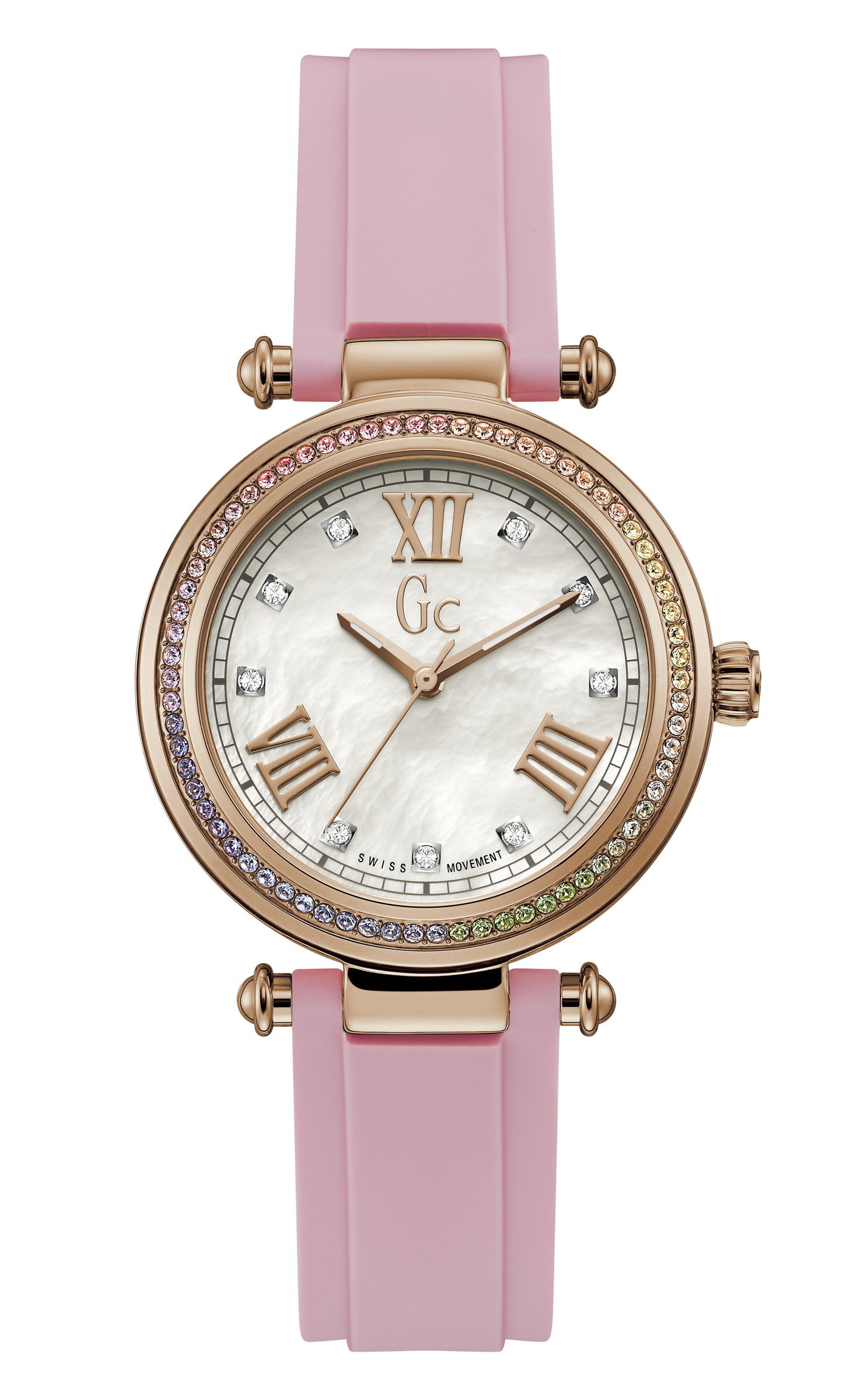Guess Collection 36 mm White Dial Ladies Watch Y46004L1MF
