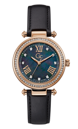 Guess Collection 36 mm Black Dial Ladies Watch Y46005L2MF