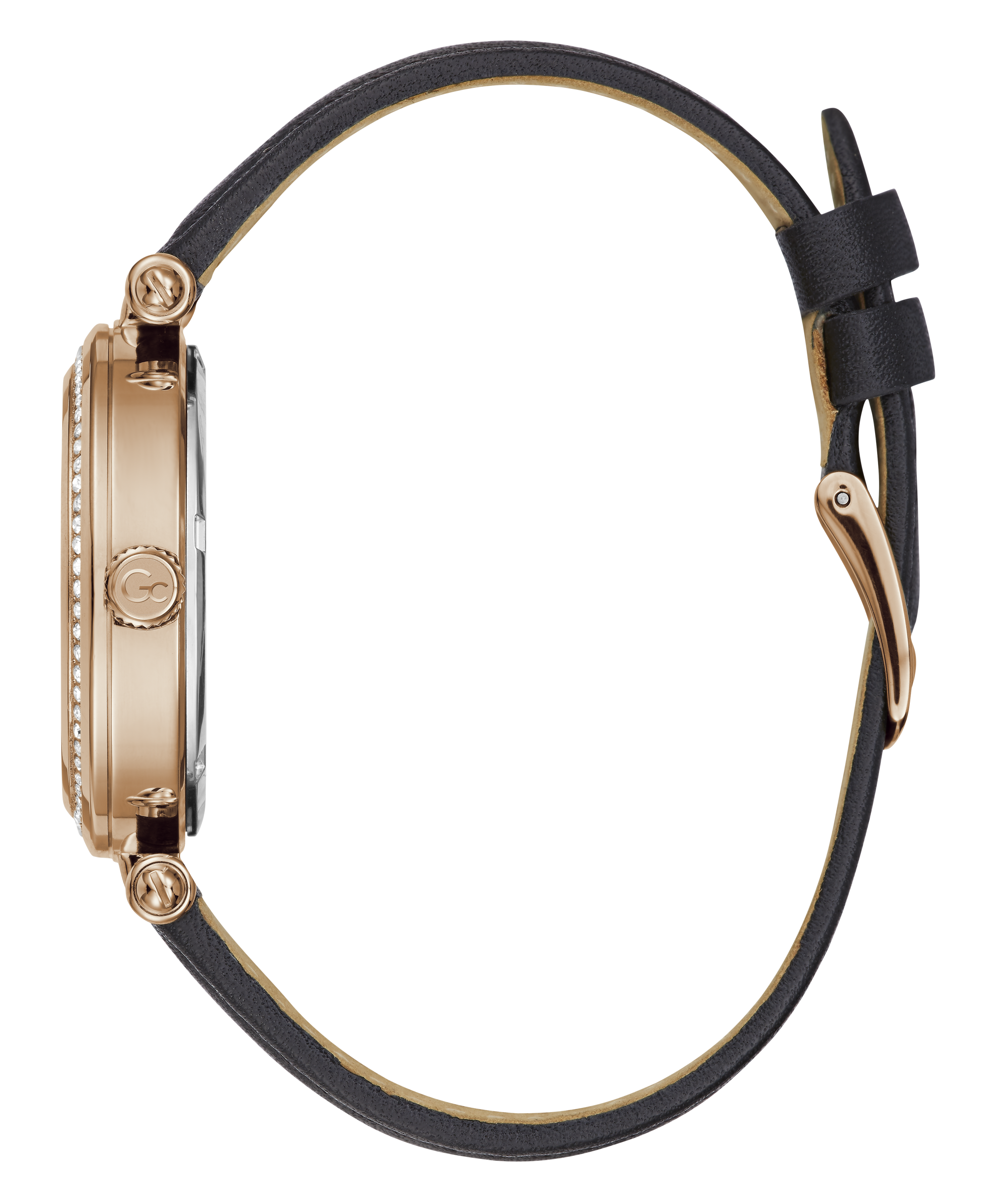 Guess Collection 36 mm Black Dial Ladies Watch Y46005L2MF