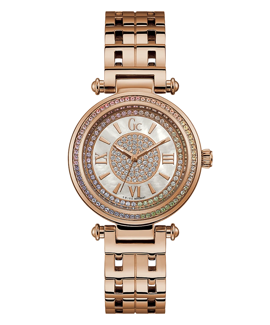 Guess Collection 36 mm White Dial Ladies Watch Y46008L1MF