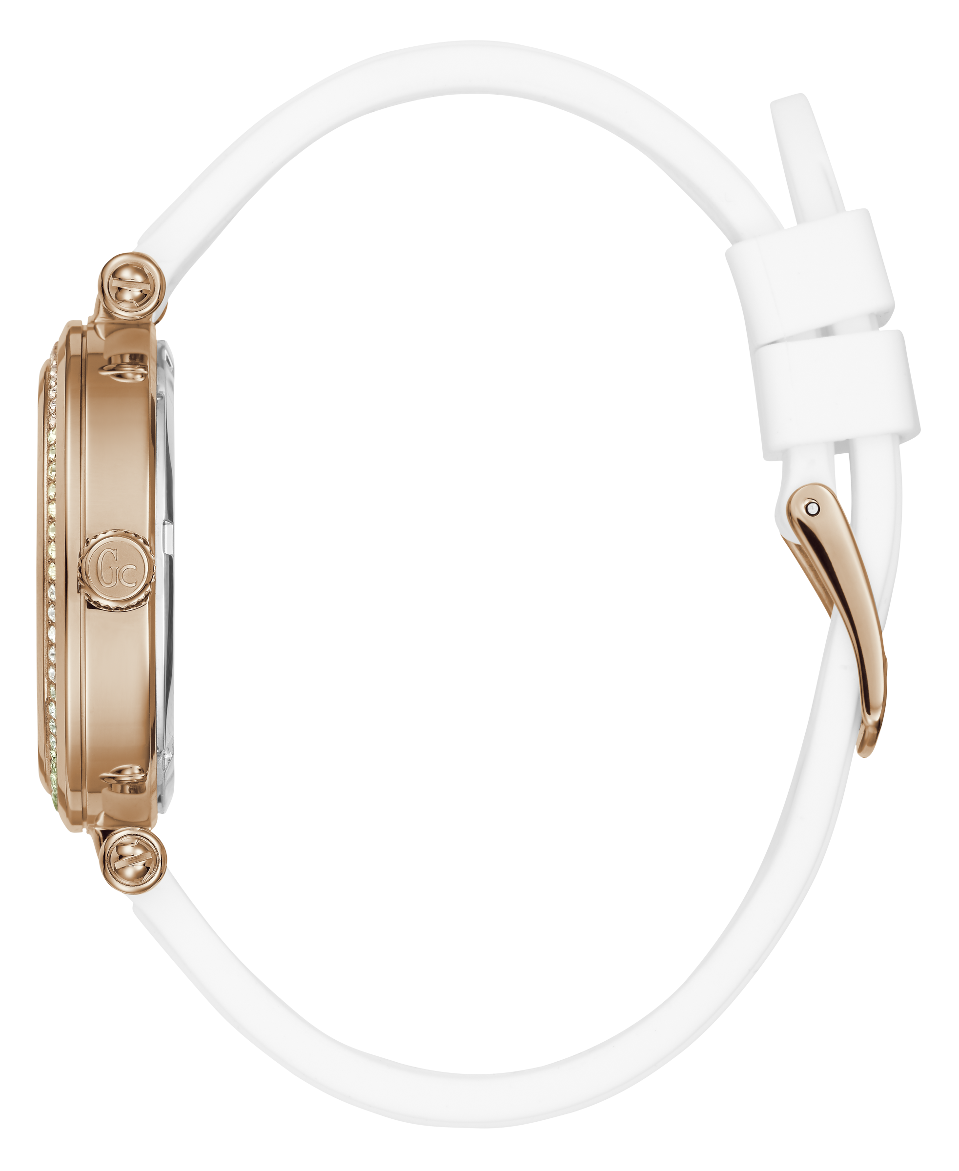 Guess Collection 36 mm White Dial Ladies Watch Y46009L1MF