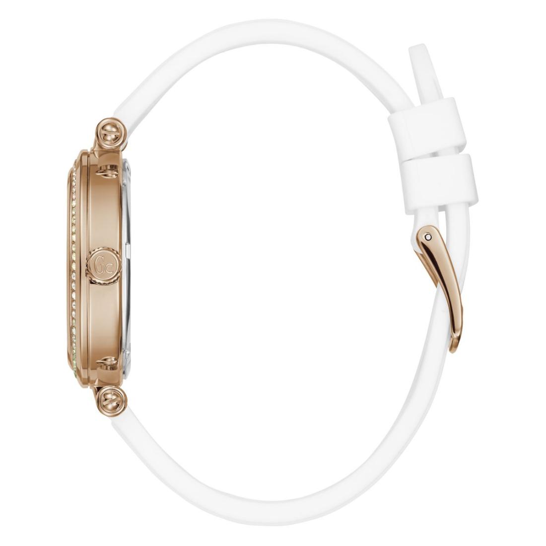 GC Gsc Primechic White Round Dial Analog Women Watch - Y46009L1MM