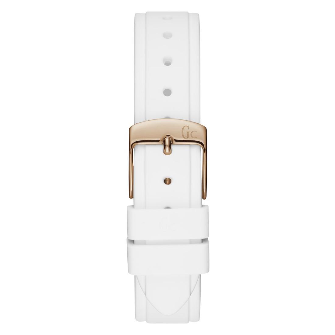 GC Gsc Primechic White Round Dial Analog Women Watch - Y46009L1MM