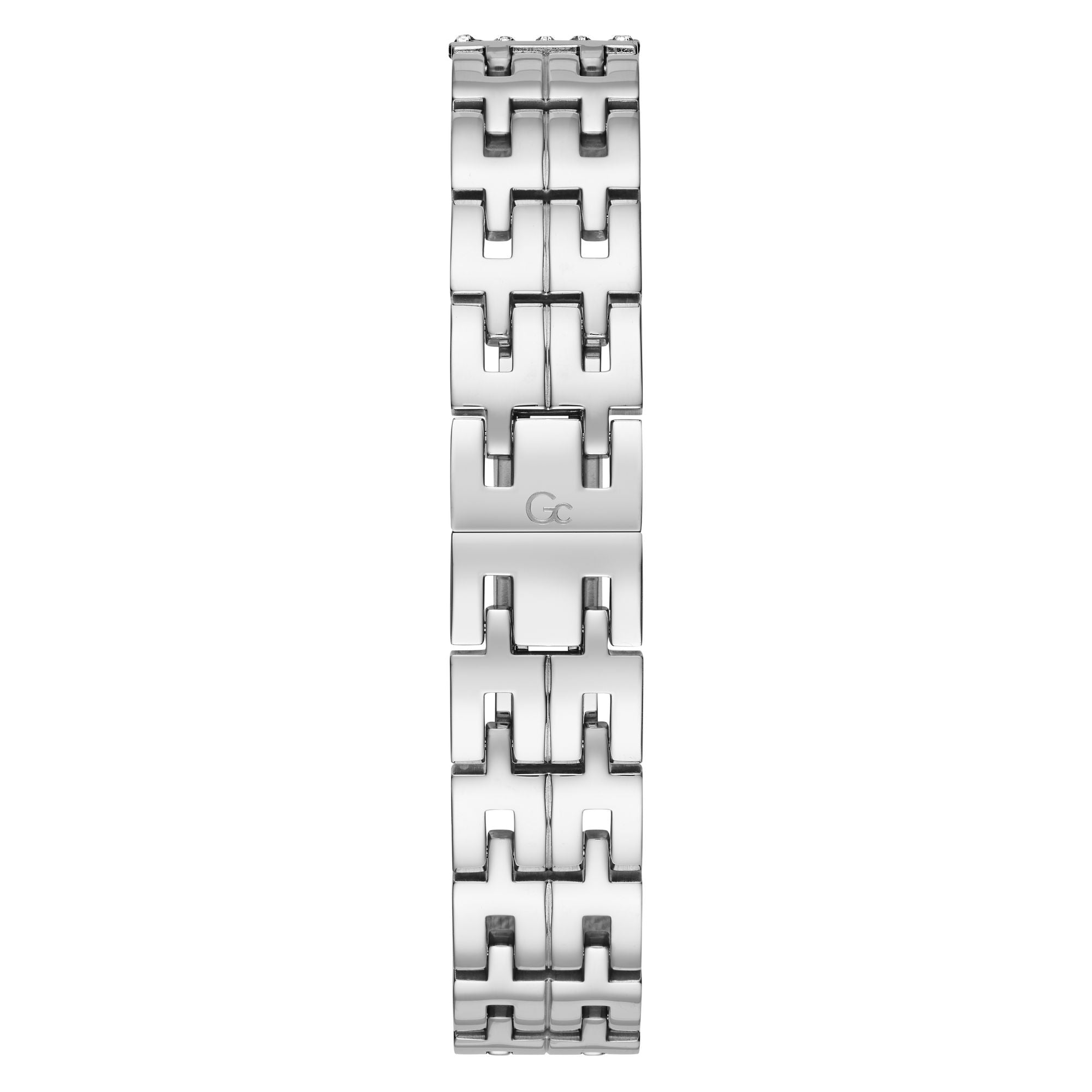 Guess Collection Womens Silver Dial Stainless Steel Analog Watch Y47009L1MF