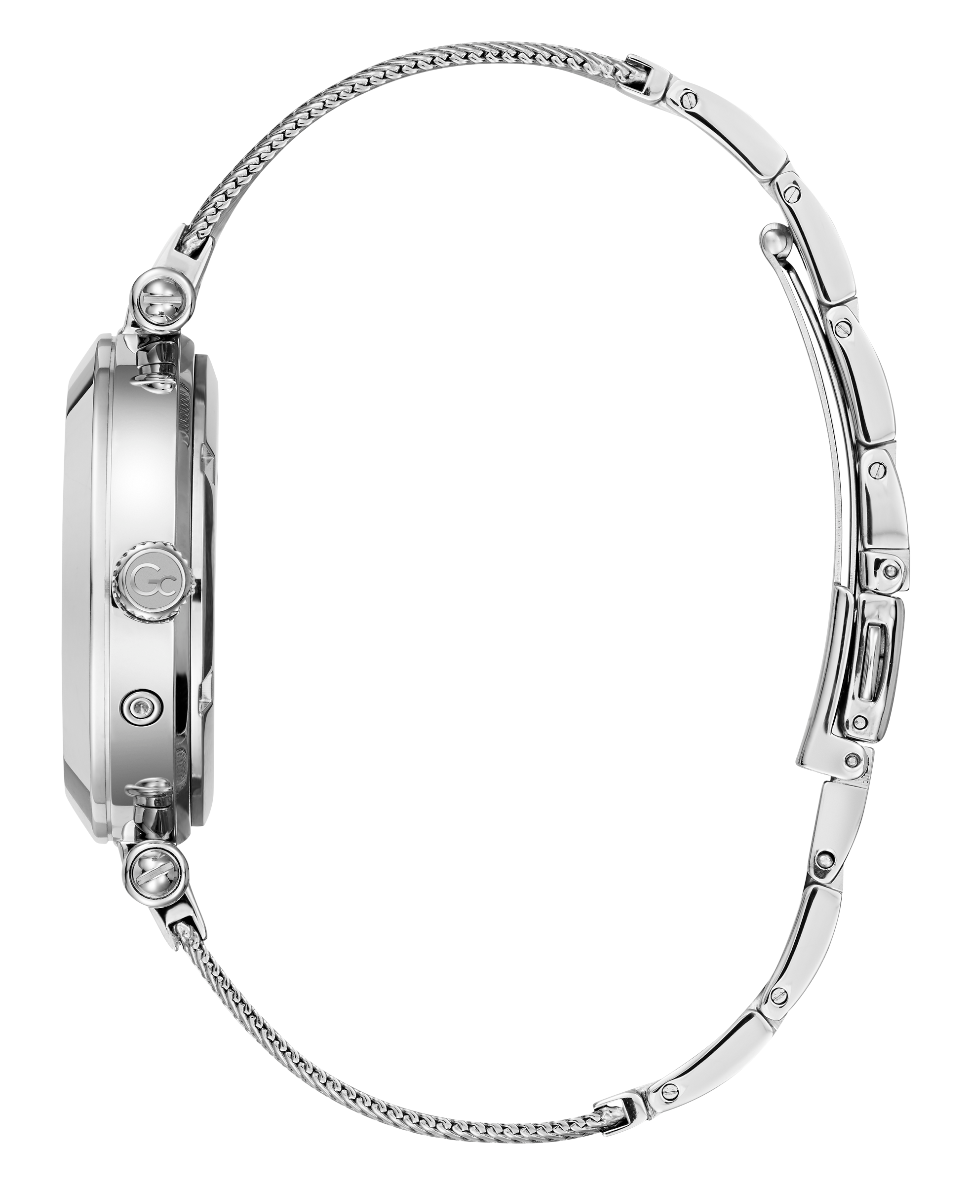 Guess Collection 36 mm Silver Dial Ladies Watch Y48001L1MF