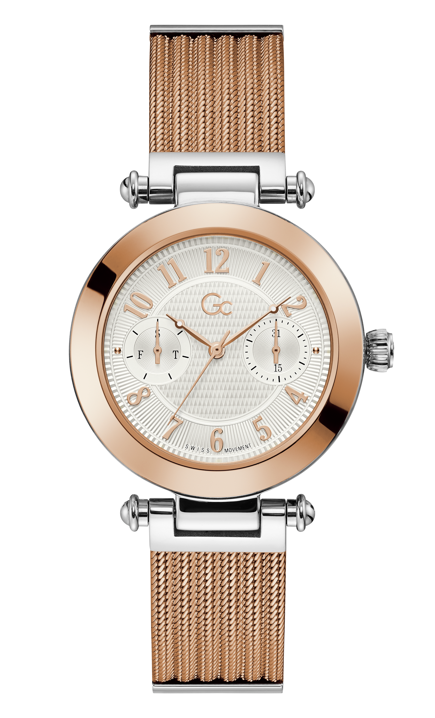 Guess Collection 36 mm Ladies Wrist Watch Silver Y48002L1Mf