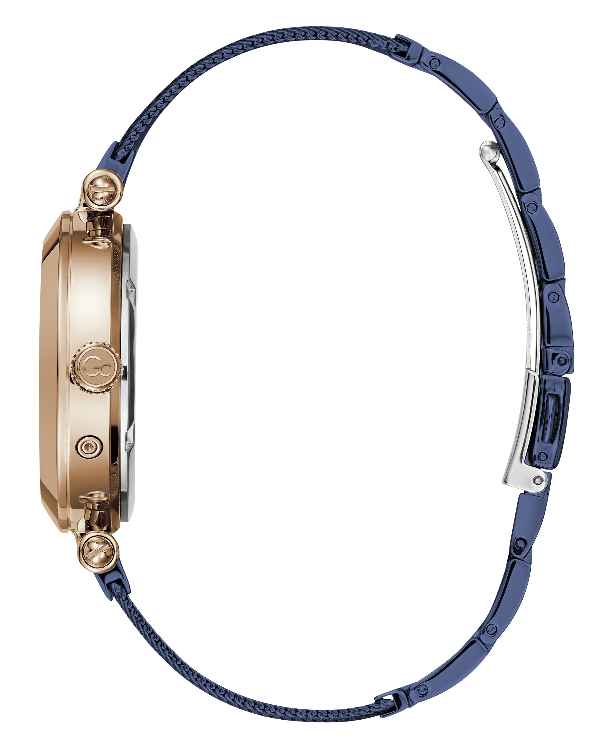 Guess Collection 36 mm Blue Dial Ladies Watch Y48005L7MF