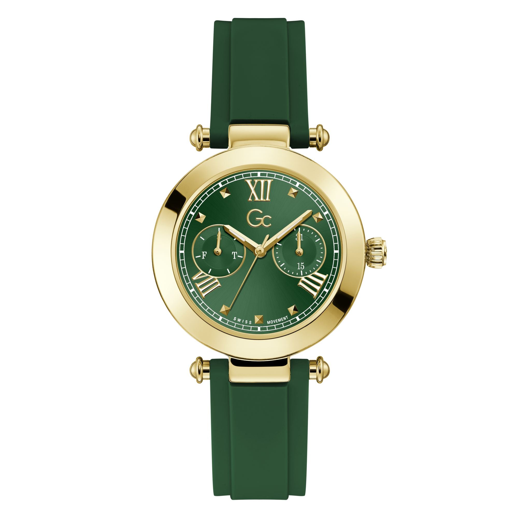 GC Green Dial 36.5 mm Women's Watch Y48007L9MF