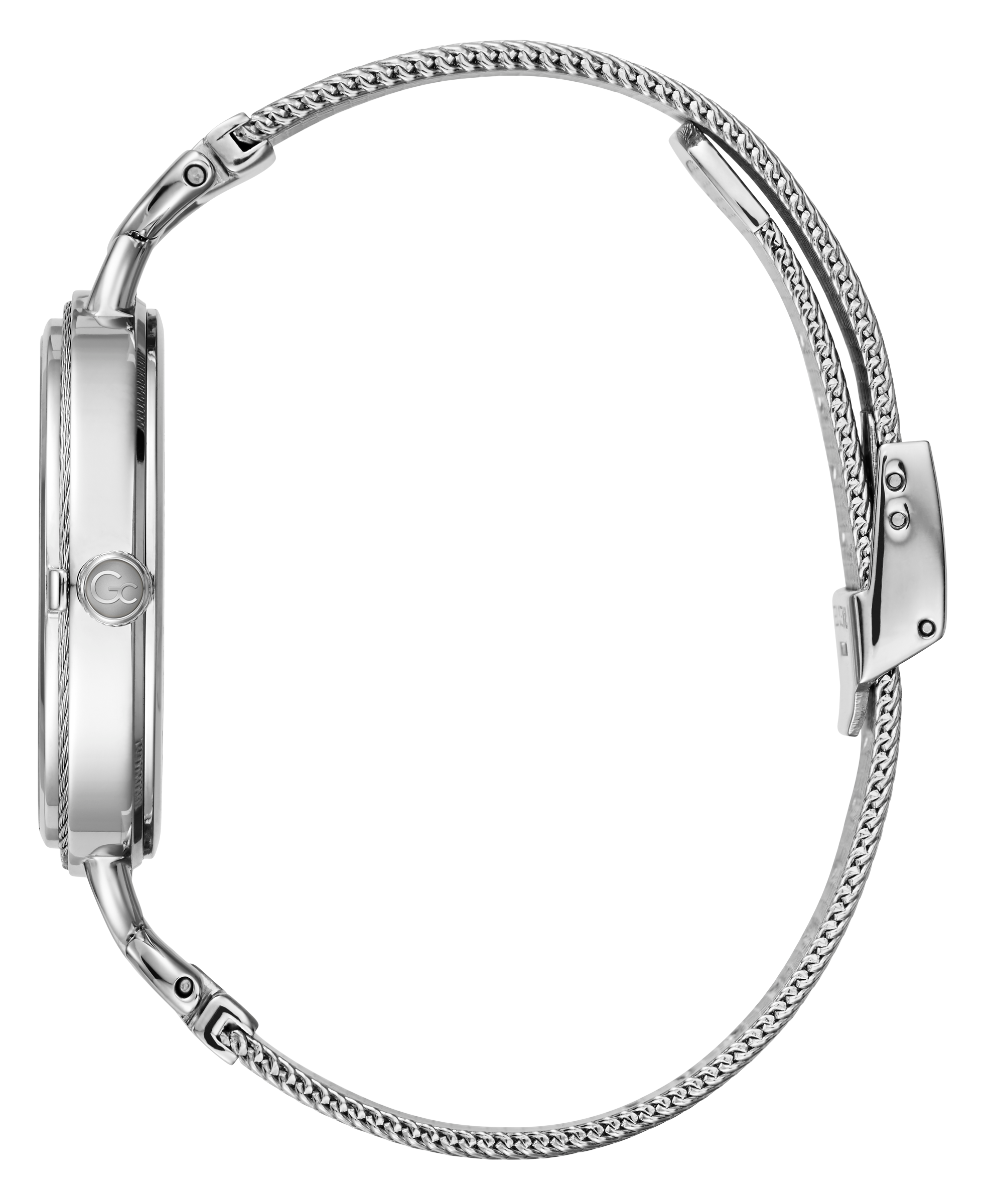 Guess Collection 34 mm Silver Dial Ladies Watch Y49001L1MF