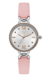 Guess Collection 34 mm Silver Dial Ladies Watch Y49005L1MF