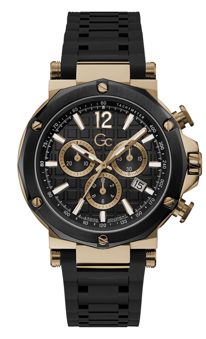 GC Black Dial Gents Watch - Y53008G2MF