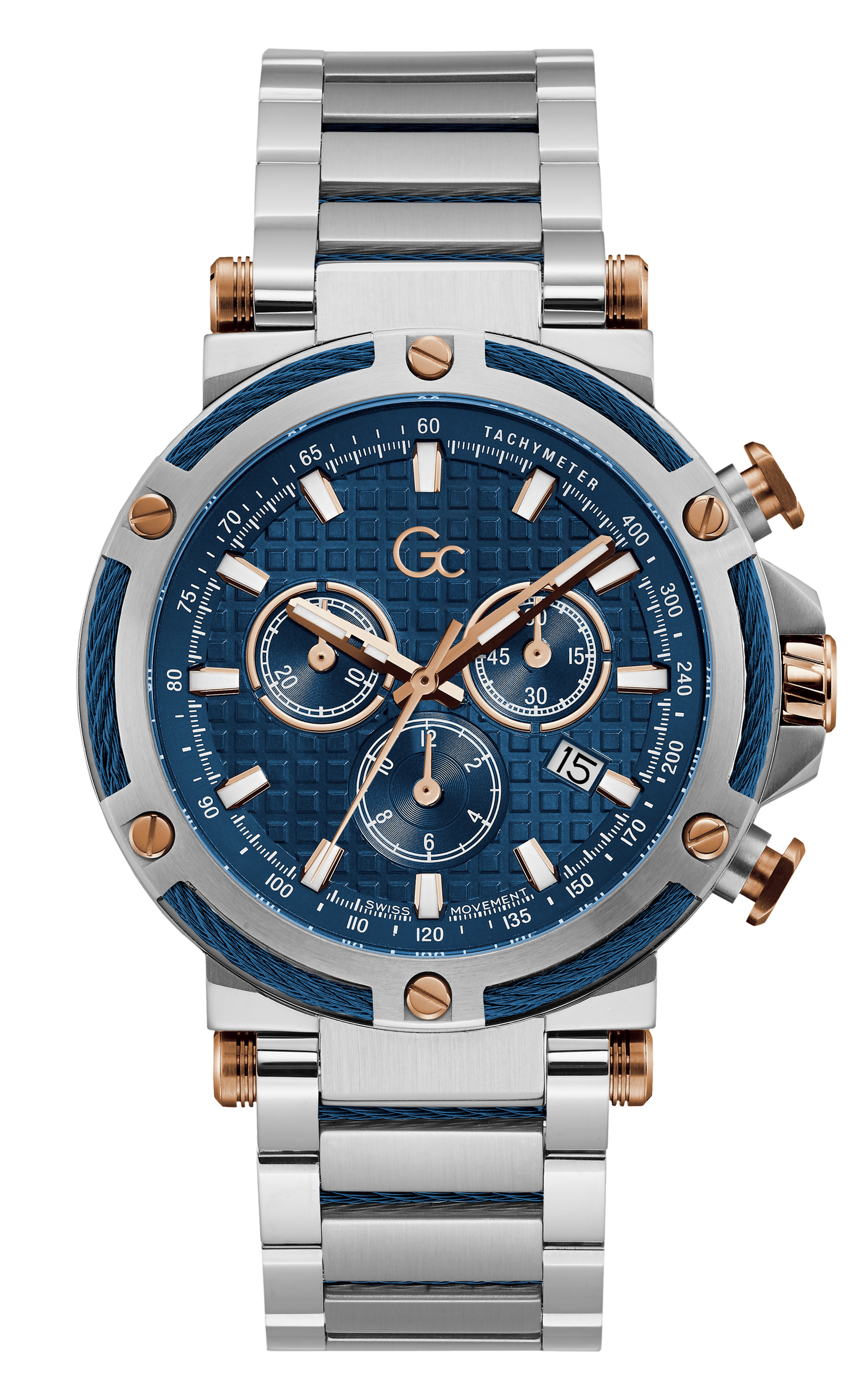 GC Blue Dial Gents Watch - Y54003G7MF