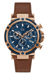 Guess Collection 44 mm Blue Dial Gents Watch Y54005G7MF
