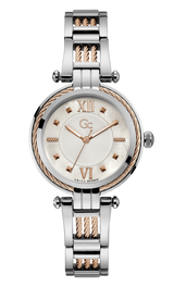 Guess Collection White Dial Quartz Analog Women Watch Y56003L1MF