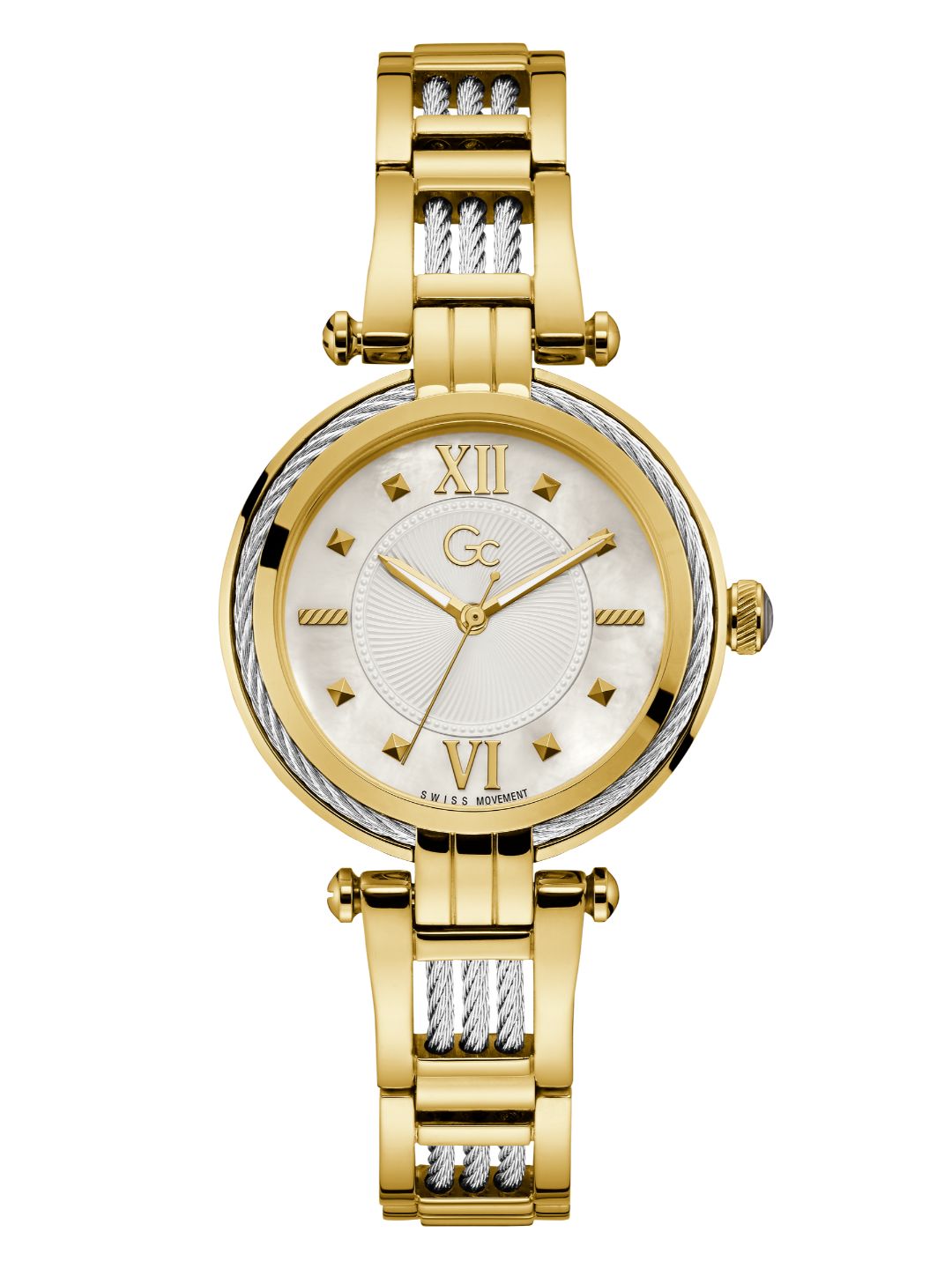 Guess Collection 36 mm Women White Wrist Watch Y56004L1MF
