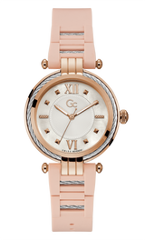 Guess Collection 36 mm White Dial Quartz Analog Women Watch Y56005L1MF