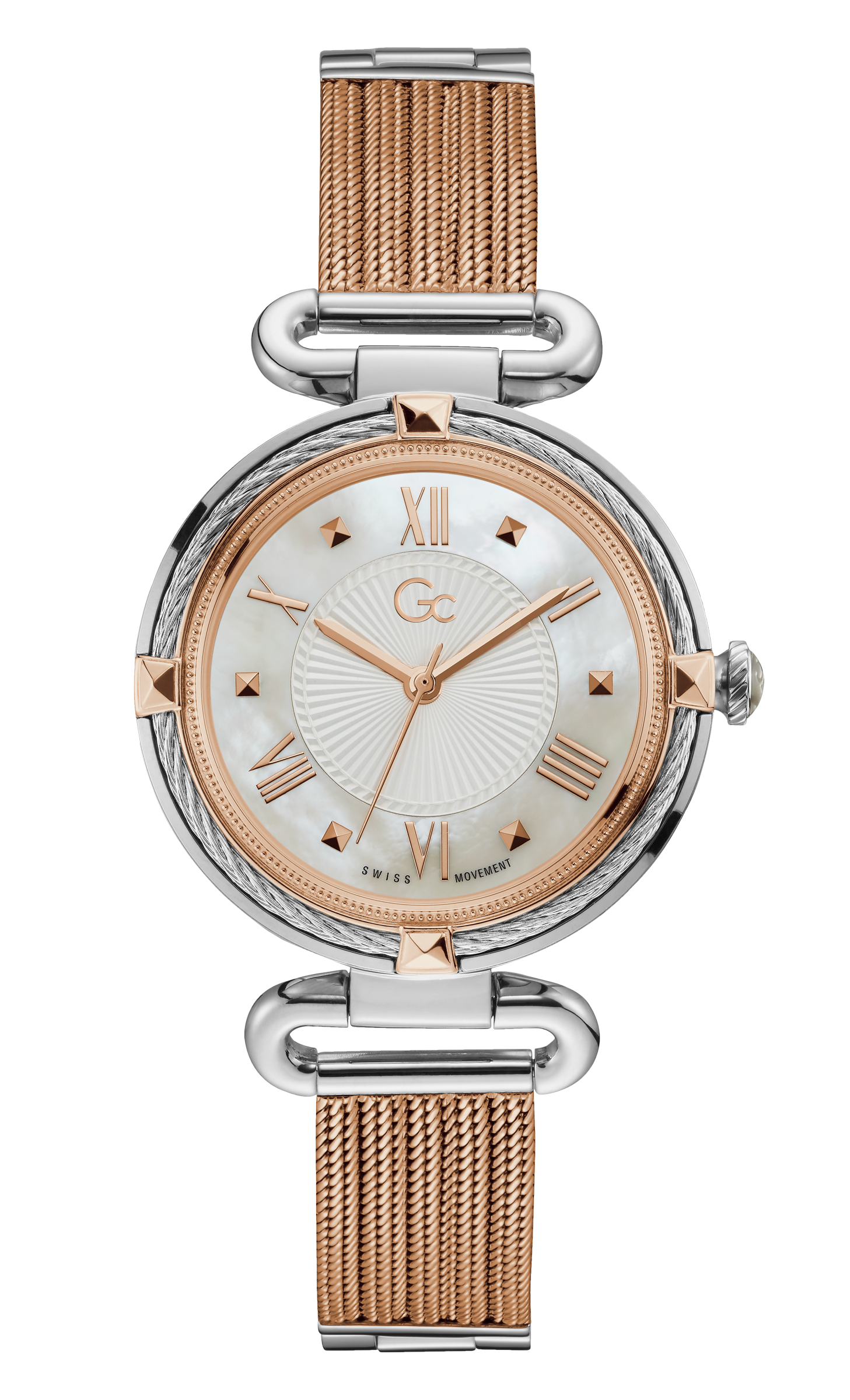Guess Collection 36 mm Ladies Wrist Watch White Y58001L1Mf